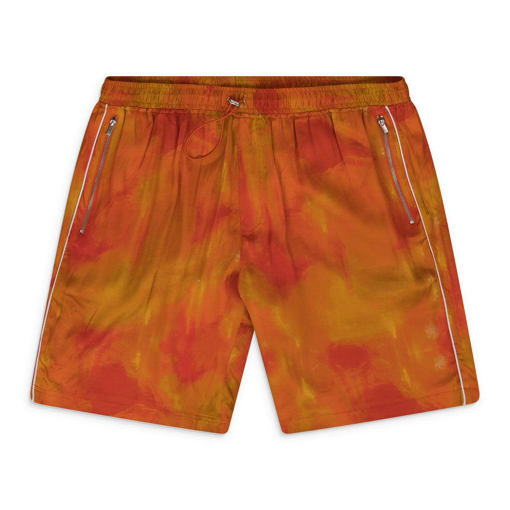 Orange Bassar Running Shorts