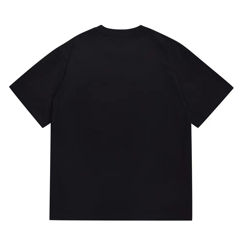 BAPE Snake Pattern Ape Head Men's T-Shirt - Black