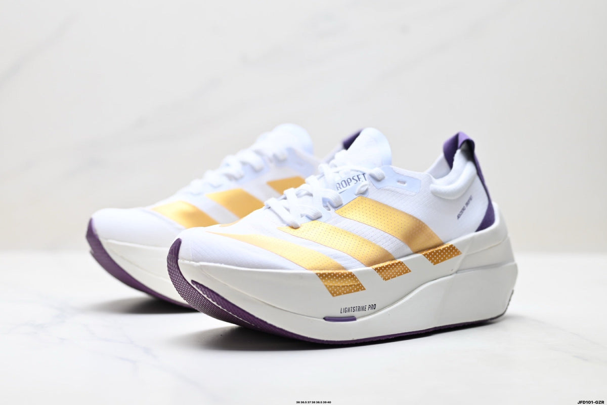 Adidas K81801650 Women's Running Shoes | Feminine Color Edition, EU 36–40 - 3 Colorways incl. White/Purple/Orange & Pink/Black