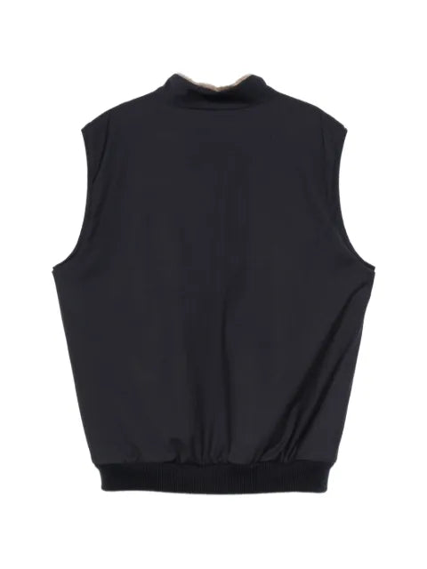 Manzoni 24 fur-trimmed zip-up gilet