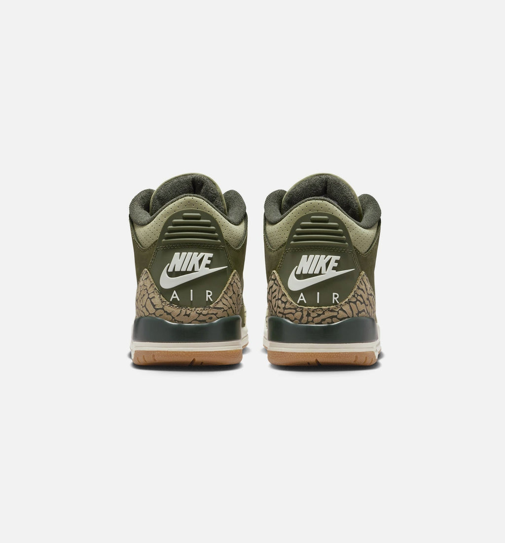 Air Jordan 3 Retro Medium Olive – Grade School Lifestyle Shoe in Medium Olive/Sequoia/Neutral Olive/Sail