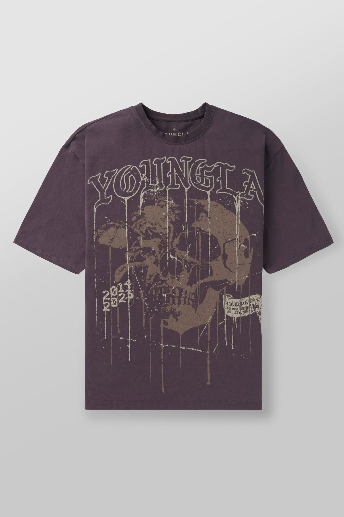 4116 - Floral Skull Tees