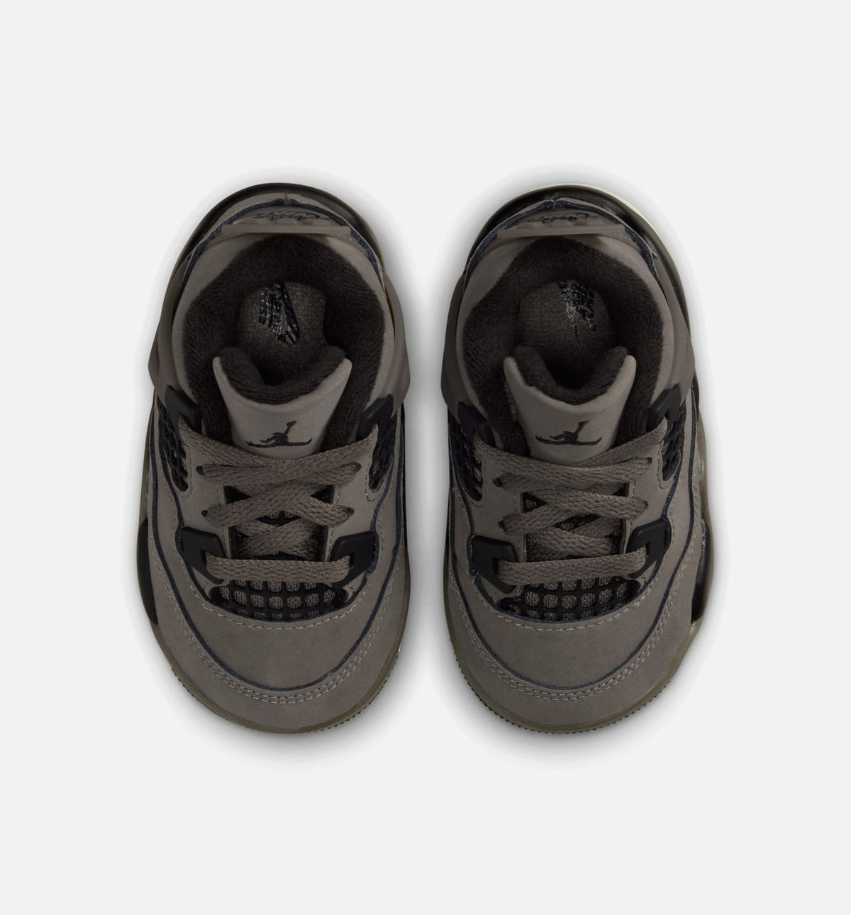 Air Jordan 4 Retro “Cave Stone and Black” Baby and Toddler Lifestyle Shoes