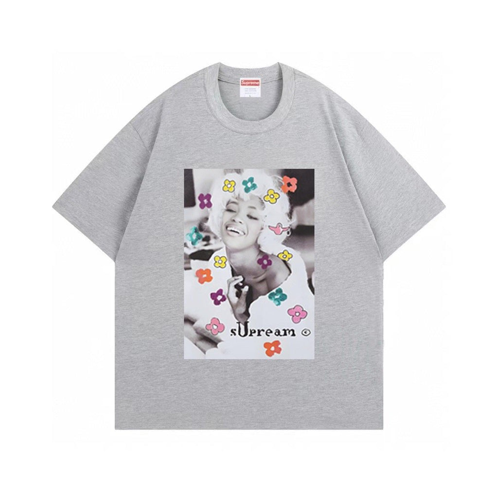 Supreme Naomi Portrait Floral Graphic T-Shirt