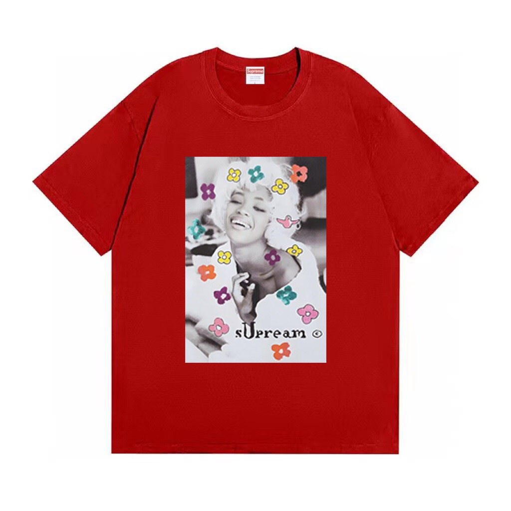 Supreme Naomi Portrait Floral Graphic T-Shirt