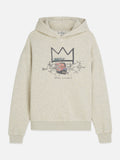 S&S Basquiat Washed Artwork Relaxed-Fit Hoodie