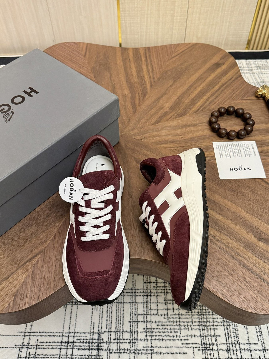 Hogan Women's H-Stripe Platform Sneakers