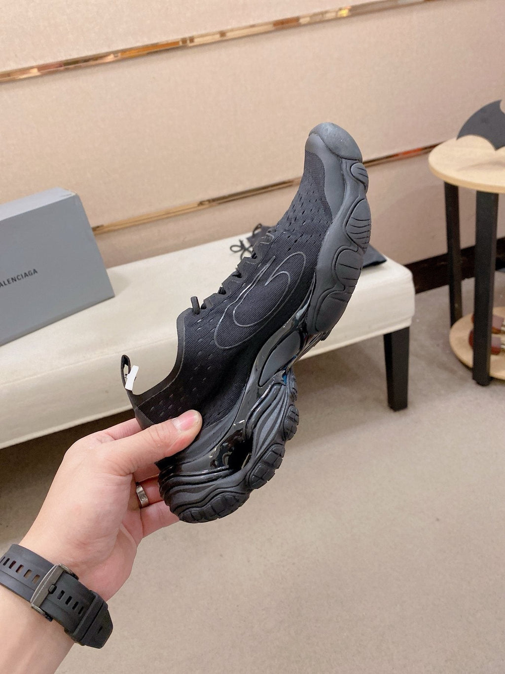 Balenciaga Anatomic Runner Five-Toe Sneakers